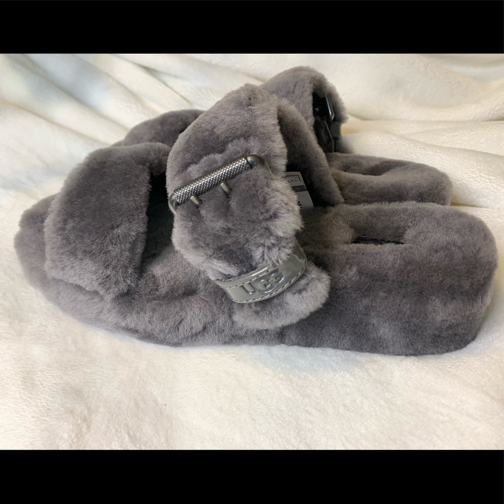 UGG Fuzz Yeah Two Strap Sandals